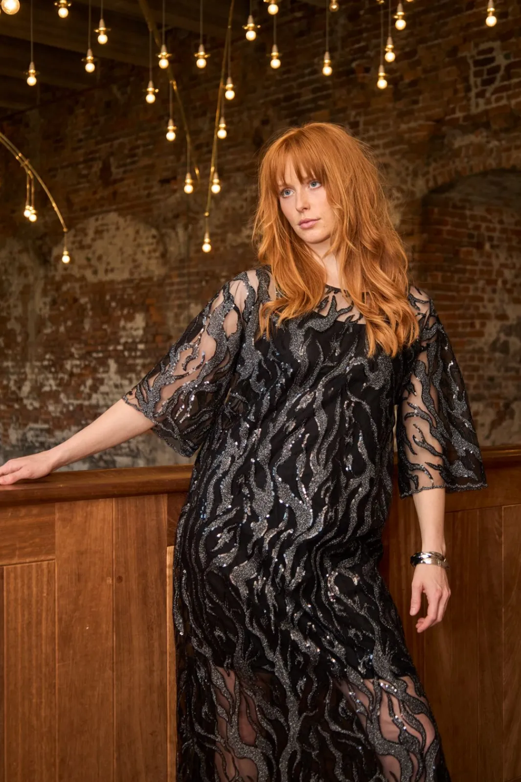 Black Colour Bcmaggie Dress 40948 Black Silver
