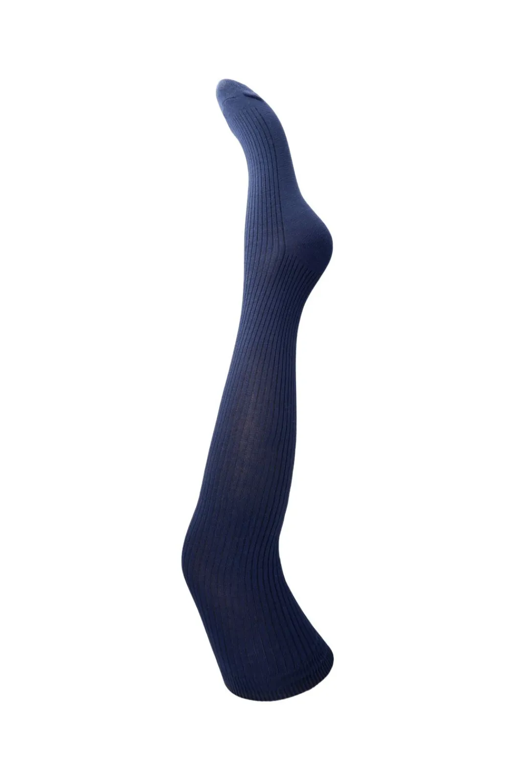 Clearance Black Colour Bcmalika Kneehigh Rib Sock 4285 Navy