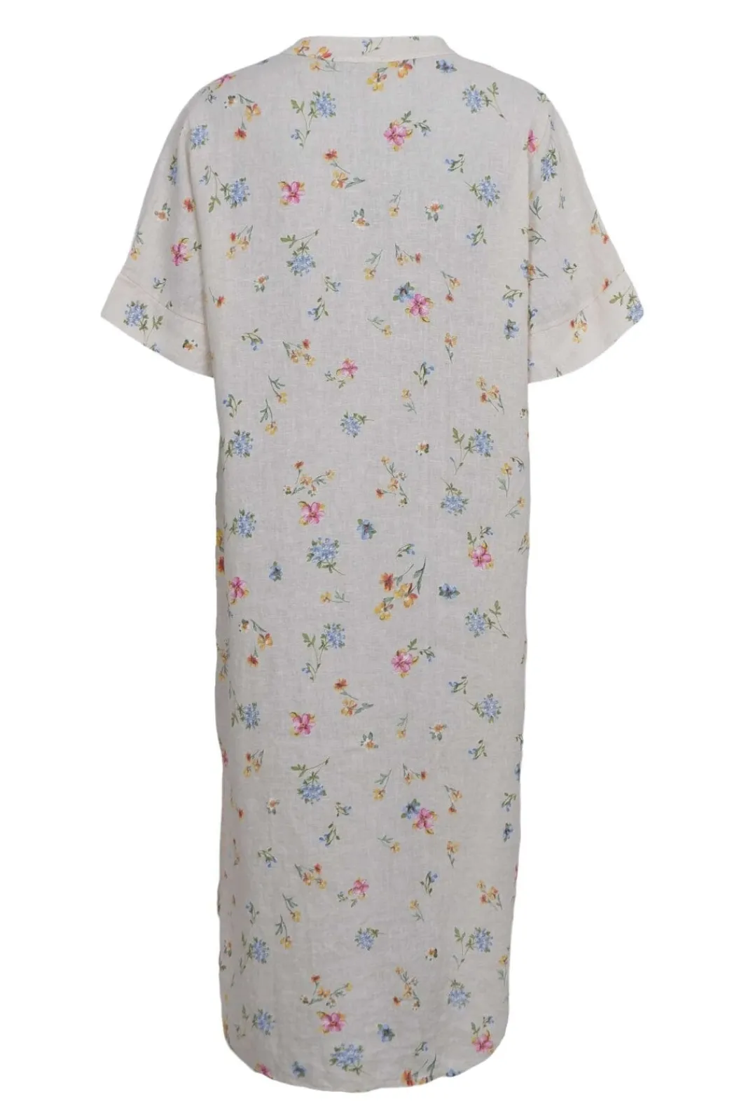 Online Black Colour Bcmelina Long Linen Dress 40412 Flower