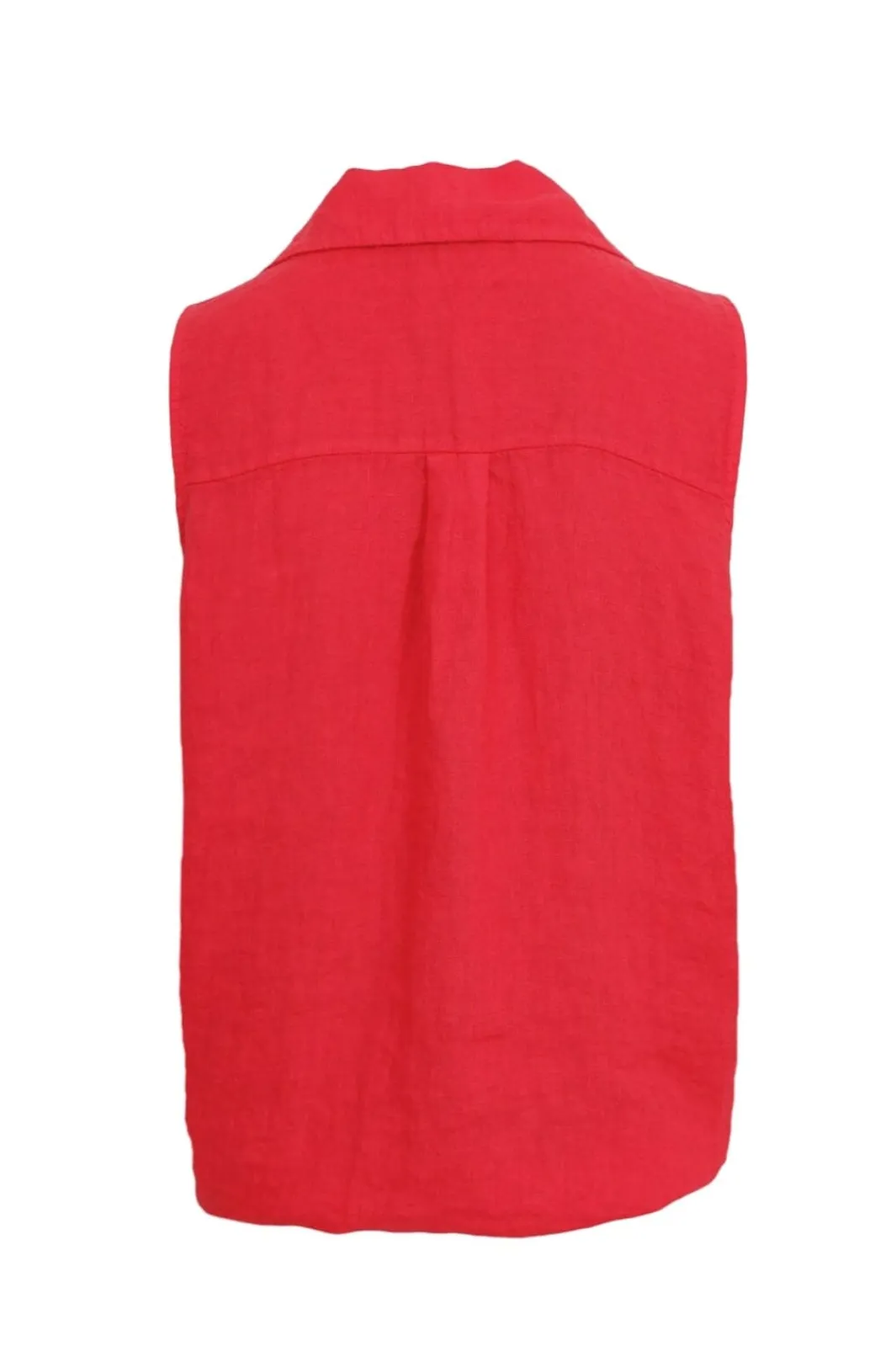 Online Black Colour Bcmelina Sleeveless Tie Shirt 40911 Red