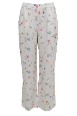 New Black Colour Bcmelina Wide Linen Pant 40843 Flower
