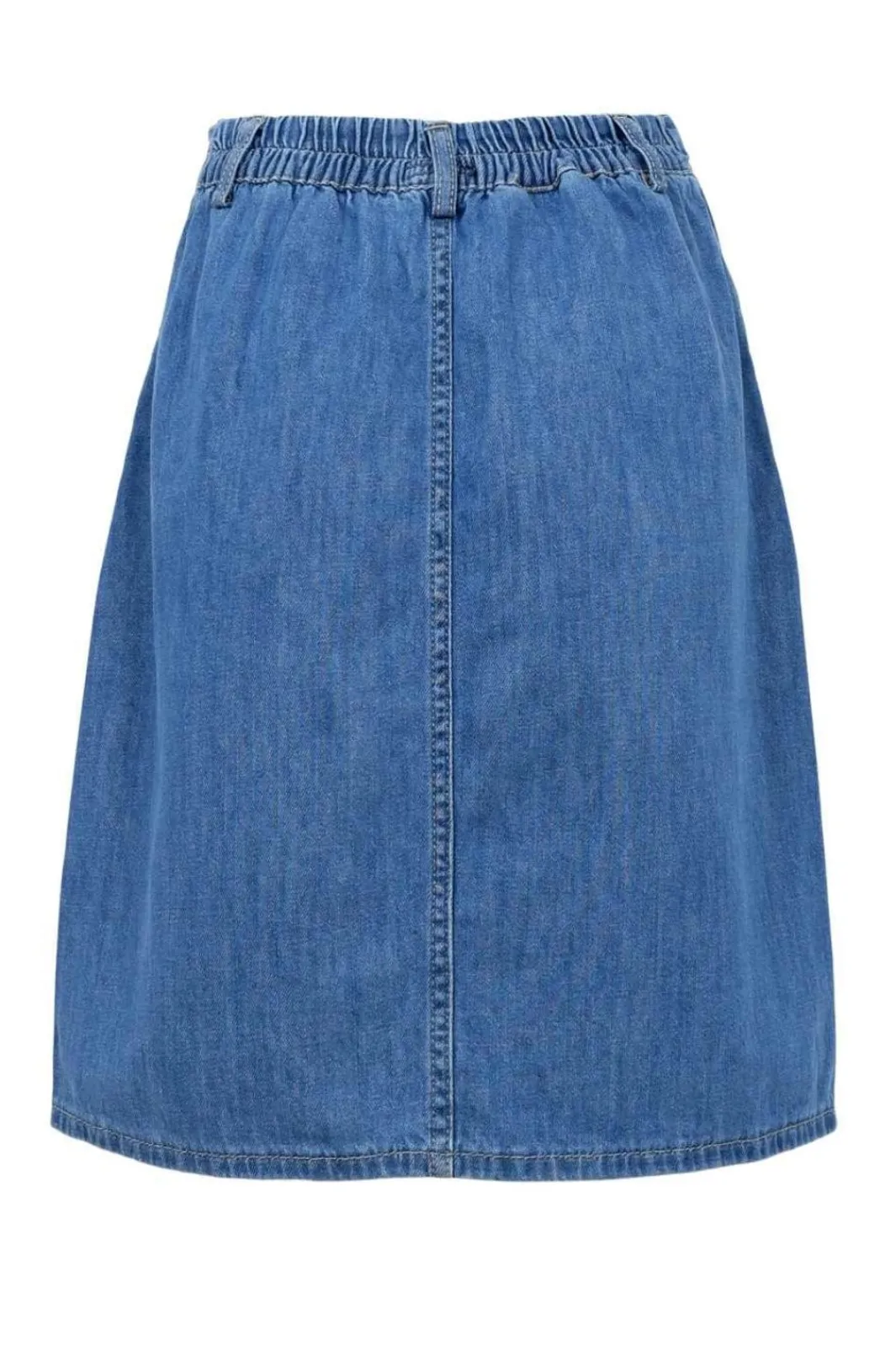 Outlet Black Colour Bcnettie Denim Skirt 40892 Mid Blue Wash