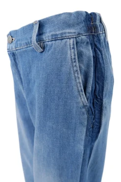 Best Black Colour Bcnettie 2-Tone Box Jeans 40893 Mid Blue Wash