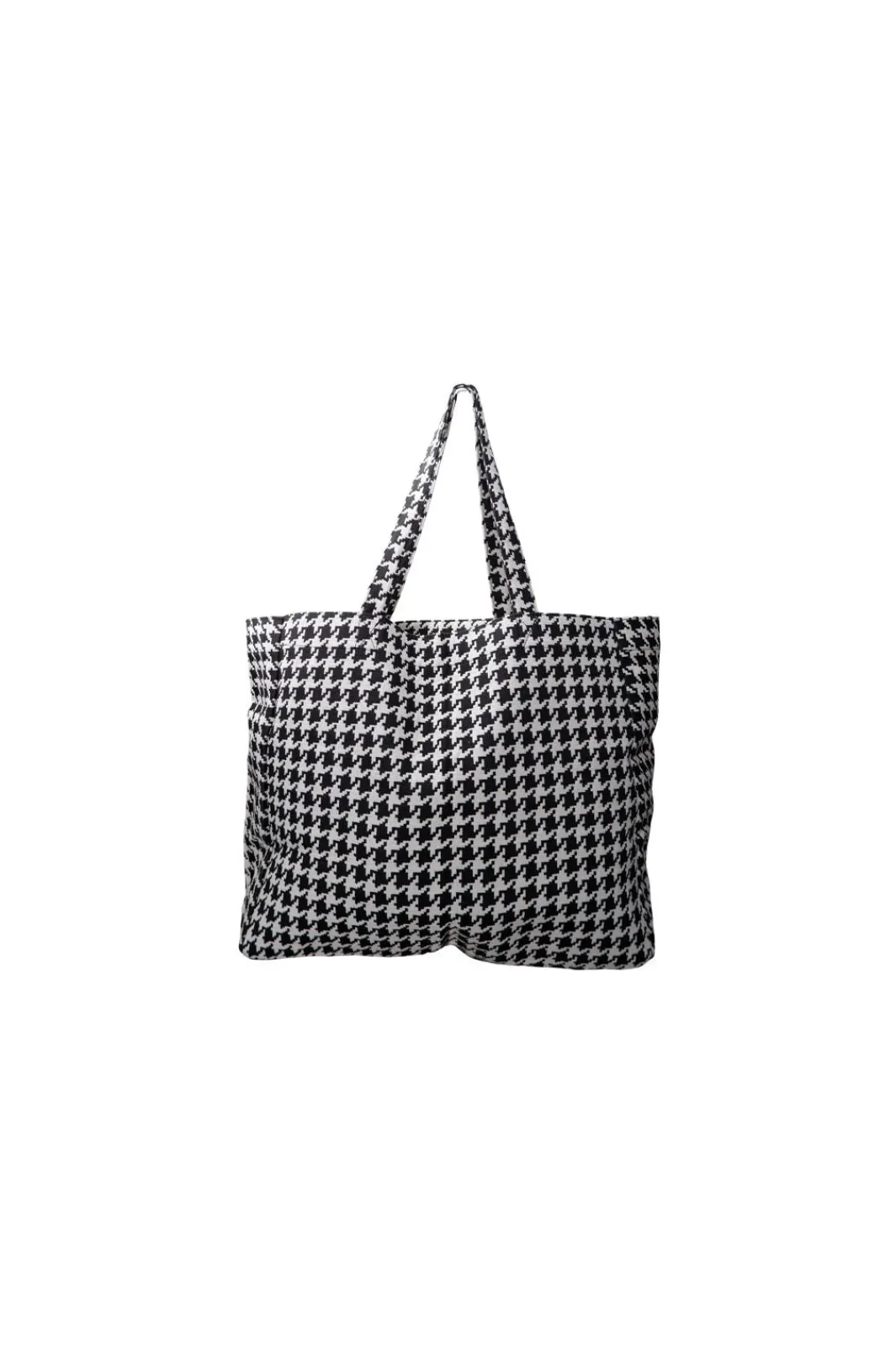 Black Colour Bcnyla Shopper Bag 9340 Houndstooth