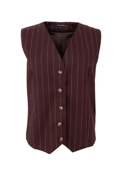 Black Colour Bcoxford Loose Vest 40944 Coffee