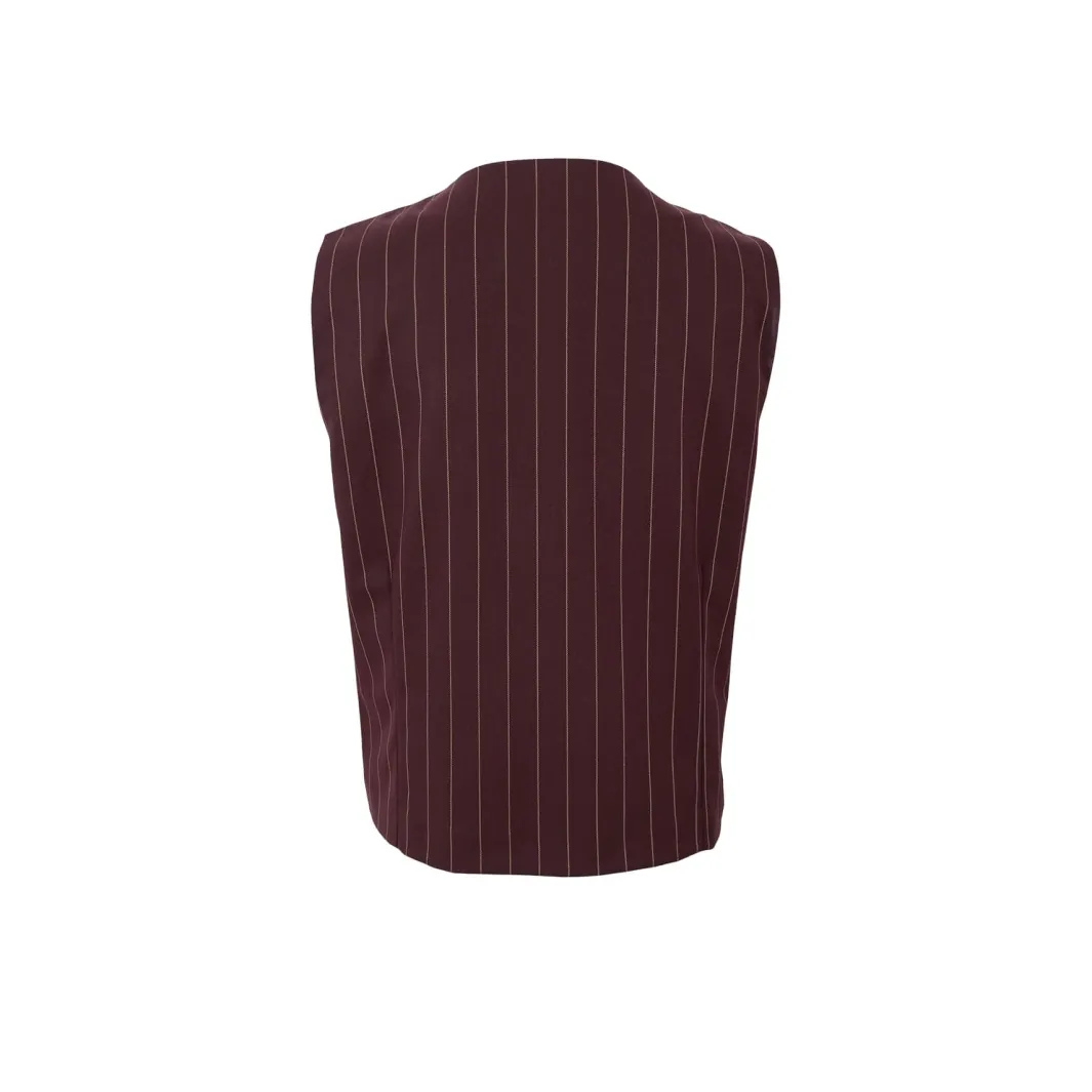 Black Colour Bcoxford Loose Vest 40944 Coffee