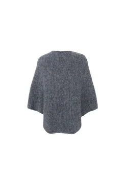 New Black Colour Bcpenny Poncho 1219 Grey