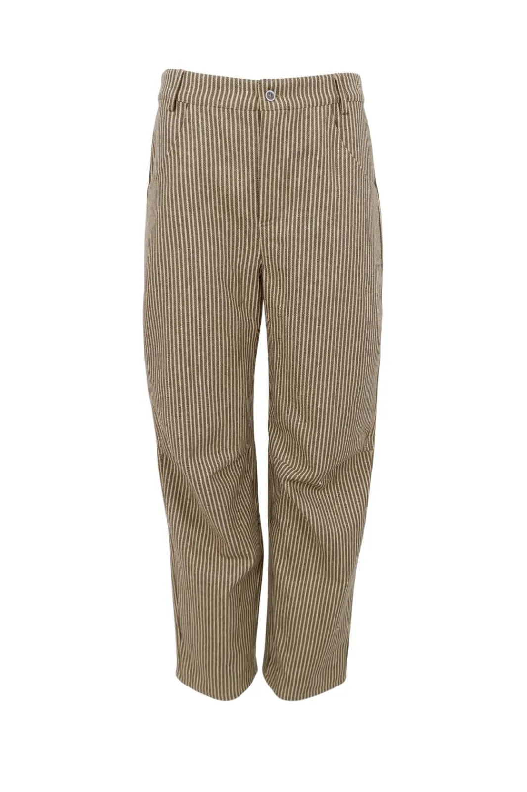 Black Colour Bcross Striped Jeans 40830 Olive Stripe