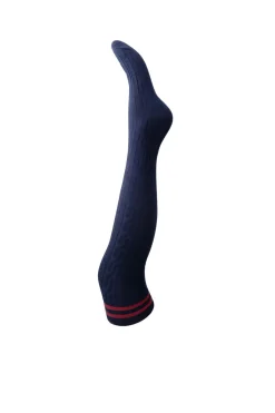 Best Black Colour Bcschmidt Knee High Cable Sock 4368 Navy
