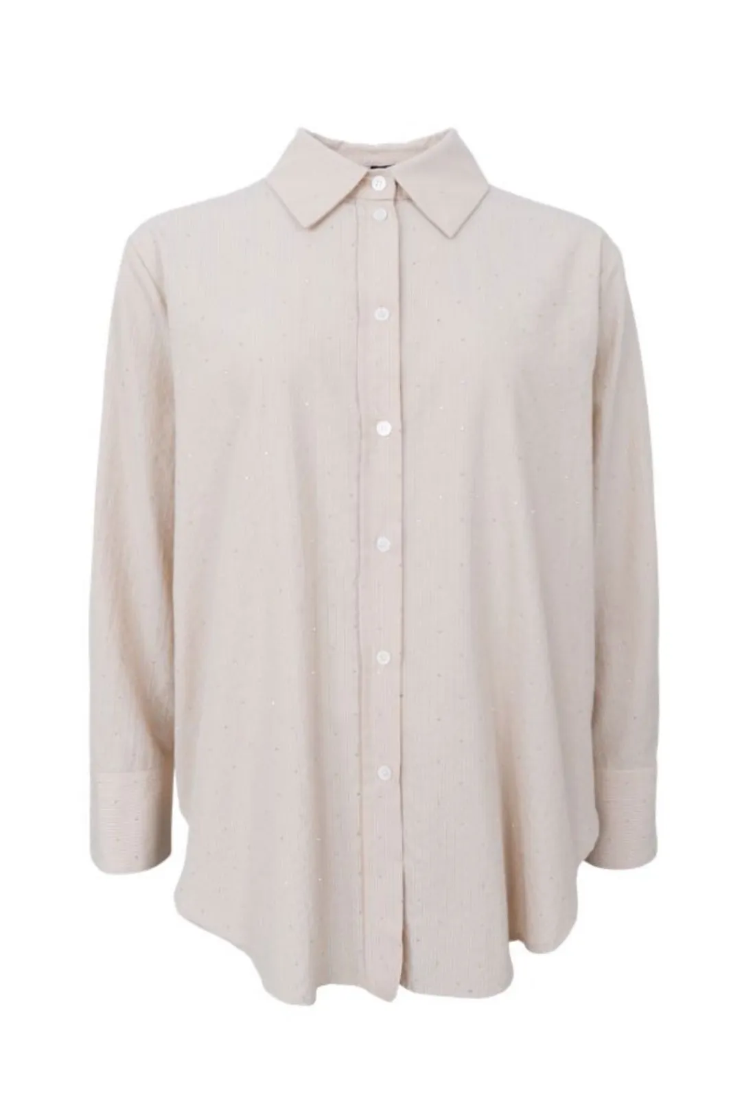 Sale Black Colour Bcstarry Strass Shirt 40786 Cream