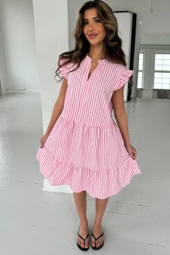 Outlet Continue Bea Pink Stripe 14806 Small Pink Stripe