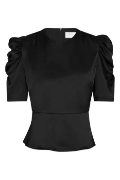 New Neo Noir Benua Heavy Sateen Blouse 167069 100