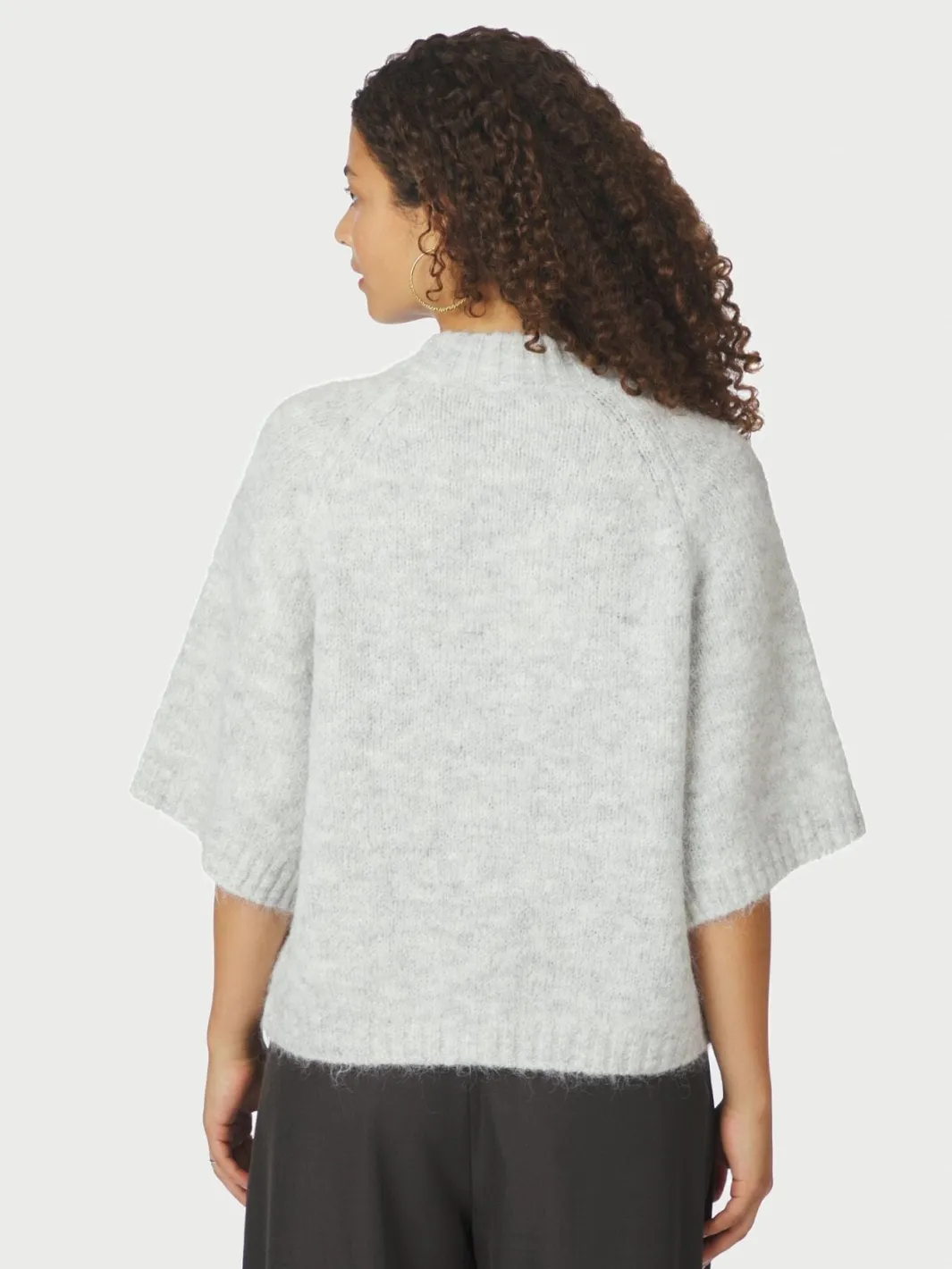 Sale Neo Noir Benuta Fluffy Knit Cardigan 165816 103