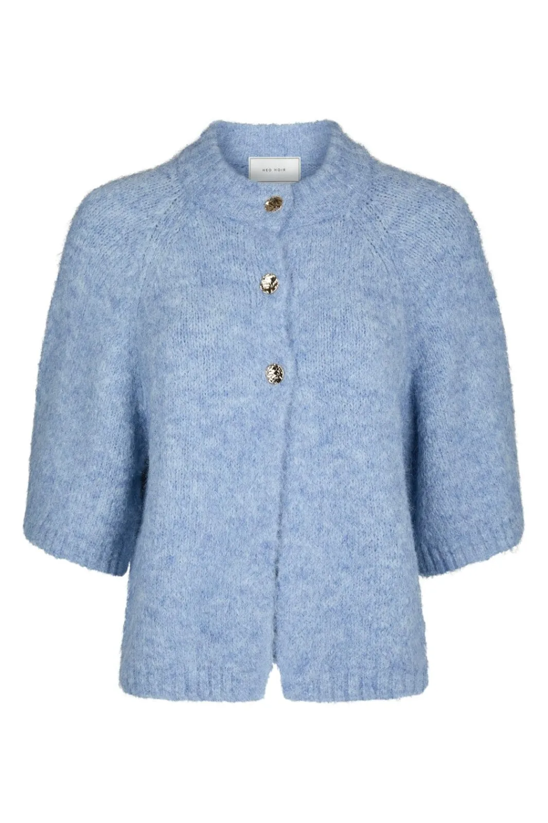 Sale Neo Noir Benuta Fluffy Knit Cardigan 165816 142