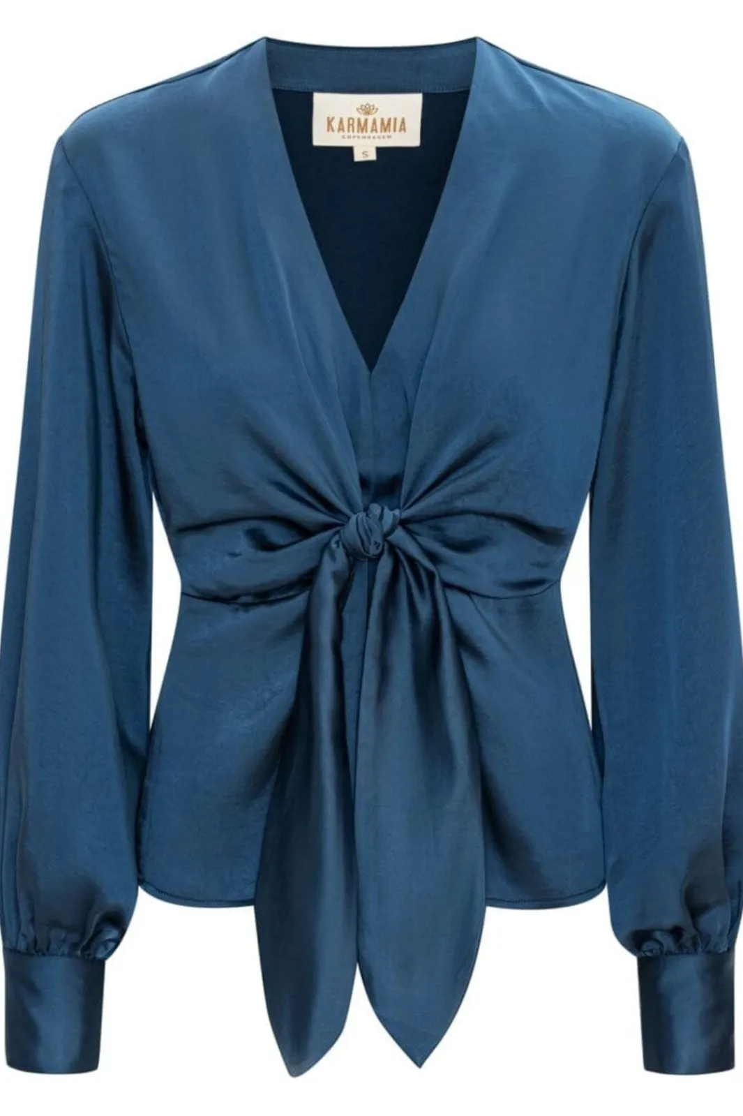 Hot Karmamia Blair Blouse 2301 Rich Cerulean Blue