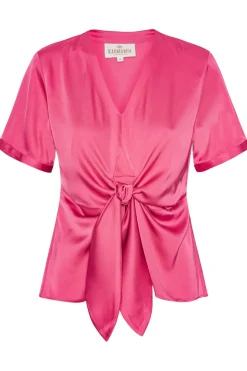 Sale Karmamia Blair Blouse (Short) 2182 Semi Rich Bright Pink