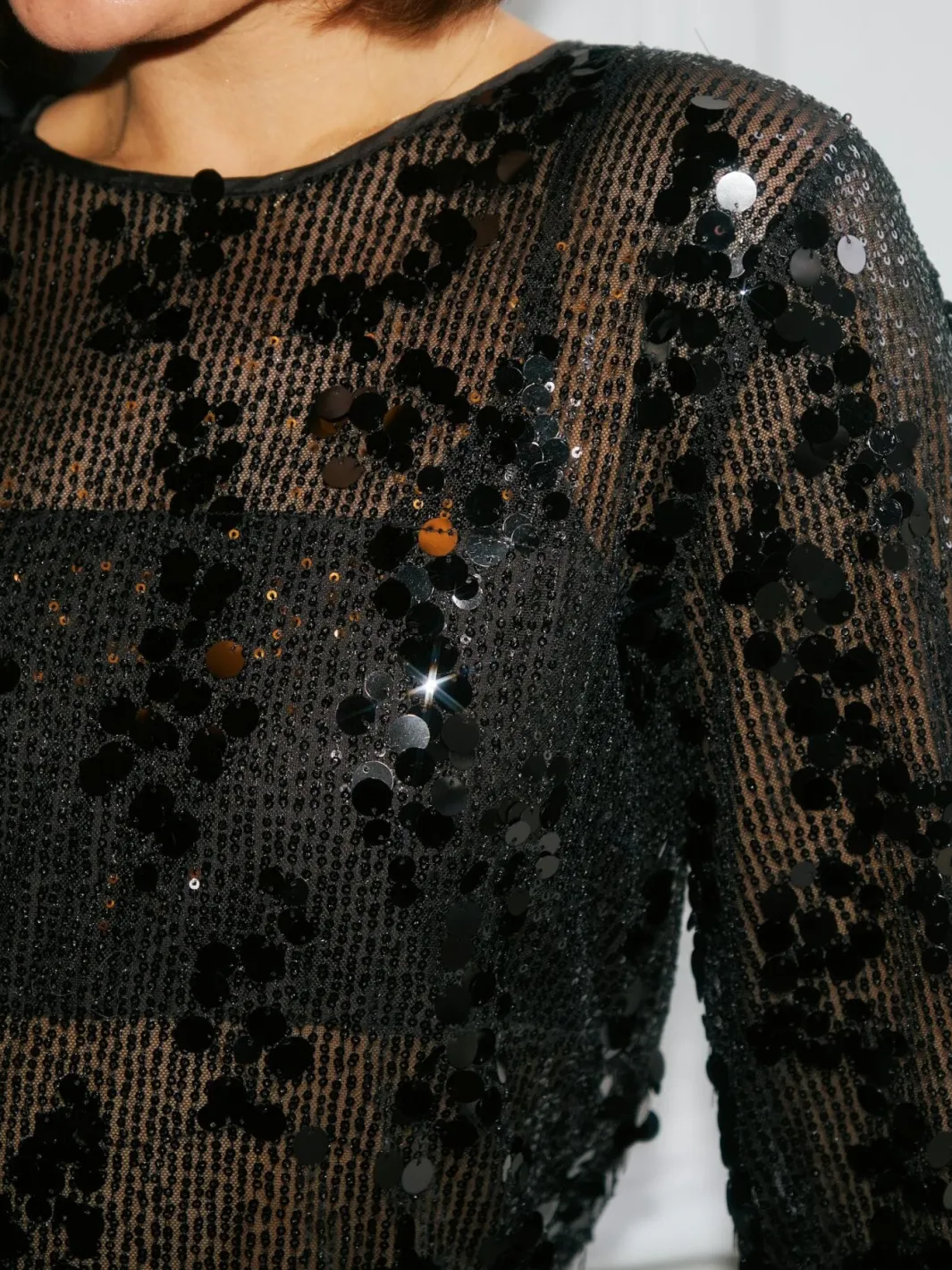 Outlet Neo Noir Blake Sequins Blouse 167011 100