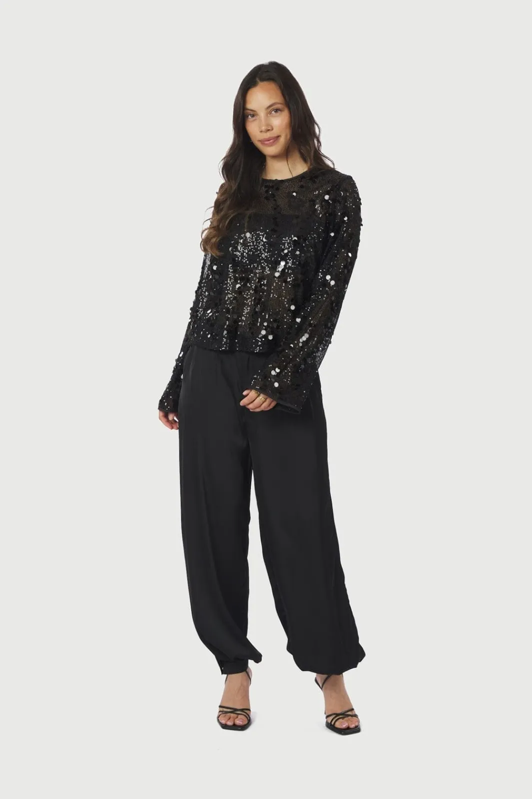 Outlet Neo Noir Blake Sequins Blouse 167011 100