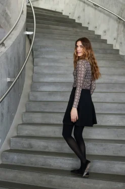 New Hype The Detail Blouse W/Print 11 Multifarvet