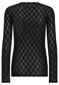 Online Hype The Detail Blouse W/Print 320-14 15