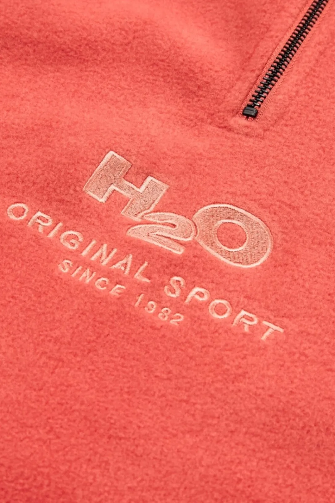 Sale H2O Blåvand Ii Fleece Half Zip 2051 Pumpkin