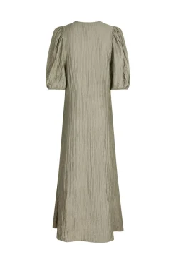 Sale Neo Noir Bobbie Crepe Dress 164459 Smoke Green
