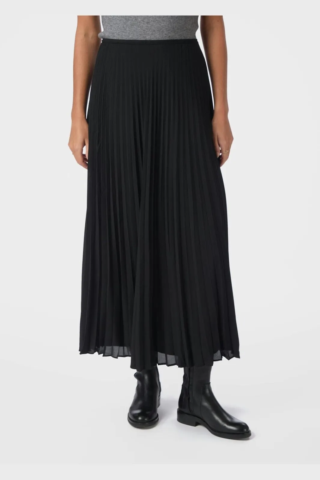 Discount Neo Noir Boni Simple Plisse Skirt 166495 100