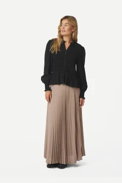 Sale Neo Noir Boni Simple Plisse Skirt 166495 811