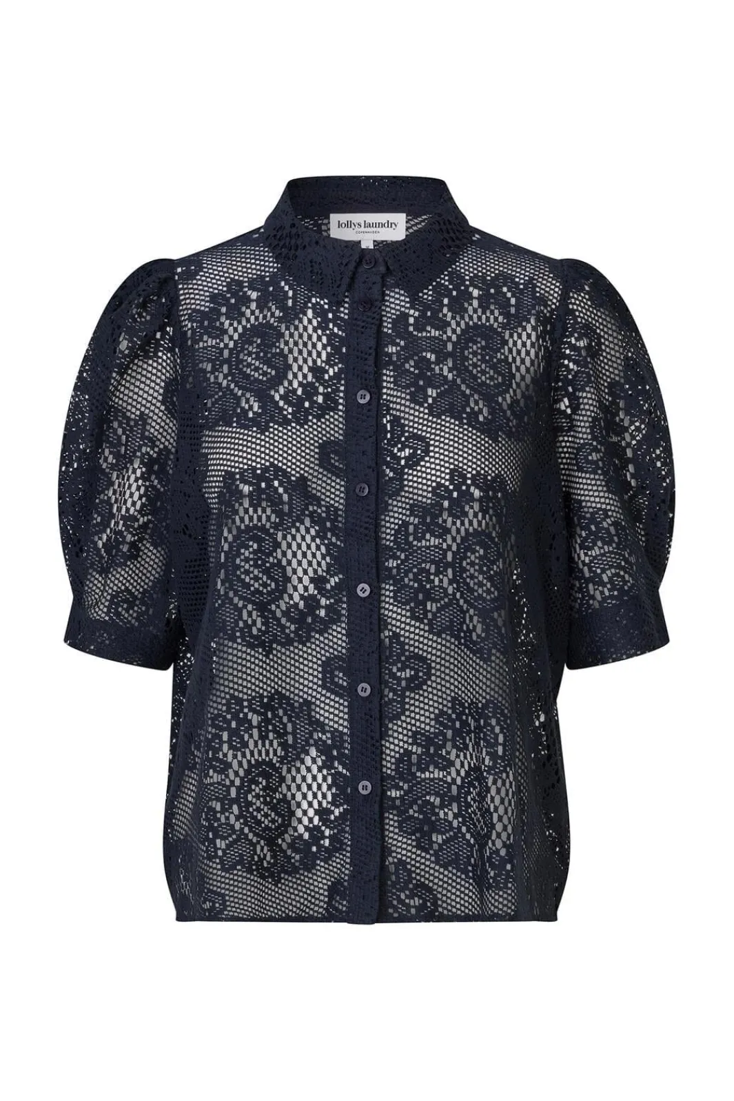 Outlet Lollys Laundry Bonoll Shirt Ss25266-1044 27 Dark Navy