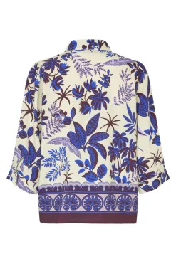 Discount Lollys Laundry Bonoll Shirt Ss26110-1007 74 Flower Print