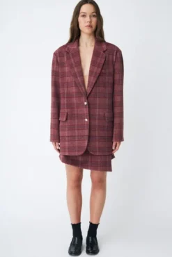 Discount Cras Boss Blazer C545 8134 Cherry Check