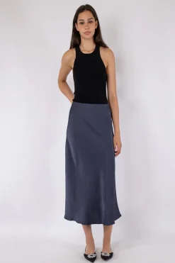 Online Neo Noir Bovary Skirt Midnight Blue