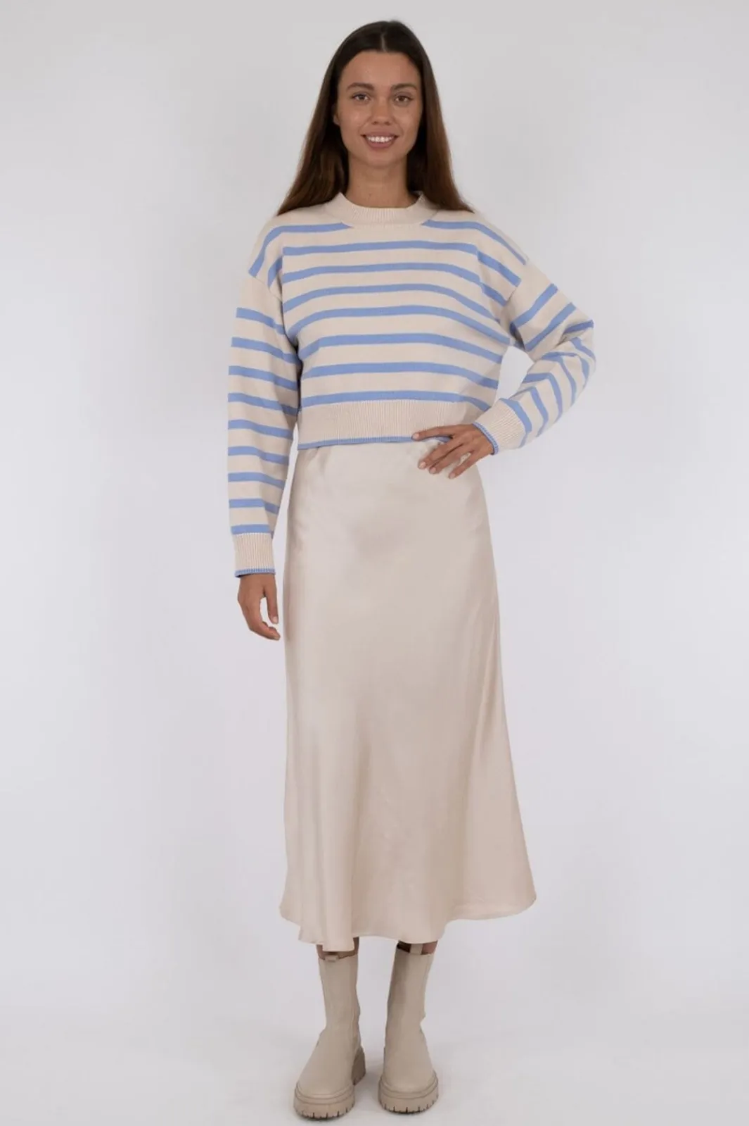 Discount Neo Noir Bovary Skirt Champagne