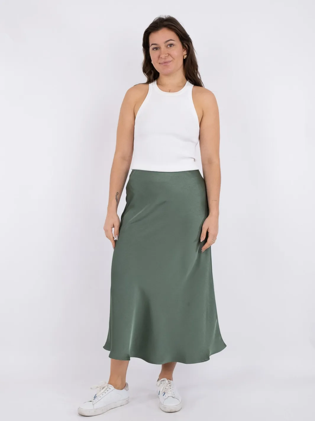 Outlet Neo Noir Bovary Skirt Forrest Green