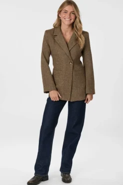 Online Neo Noir Bowie Herringbone Blazer 164866 210