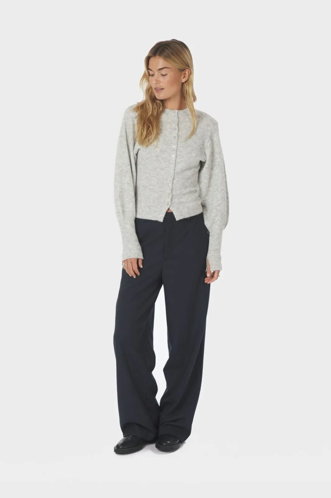 Sale Neo Noir Briano Soft Knit Cardigan 167196 103