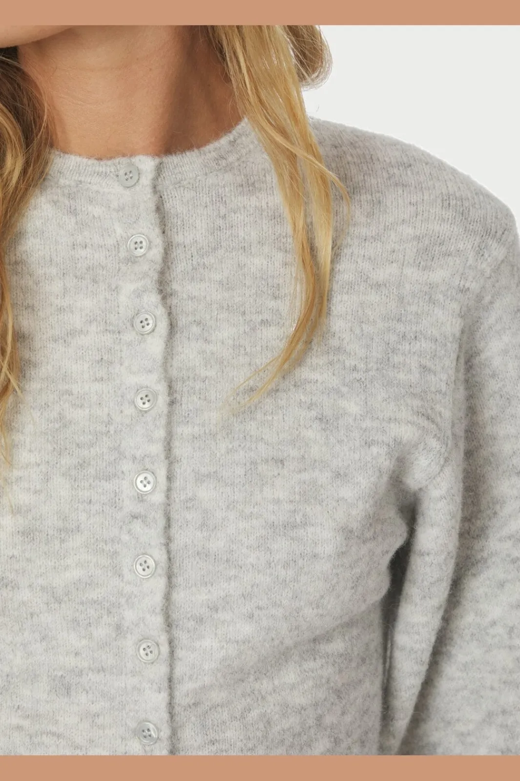 Sale Neo Noir Briano Soft Knit Cardigan 167196 103