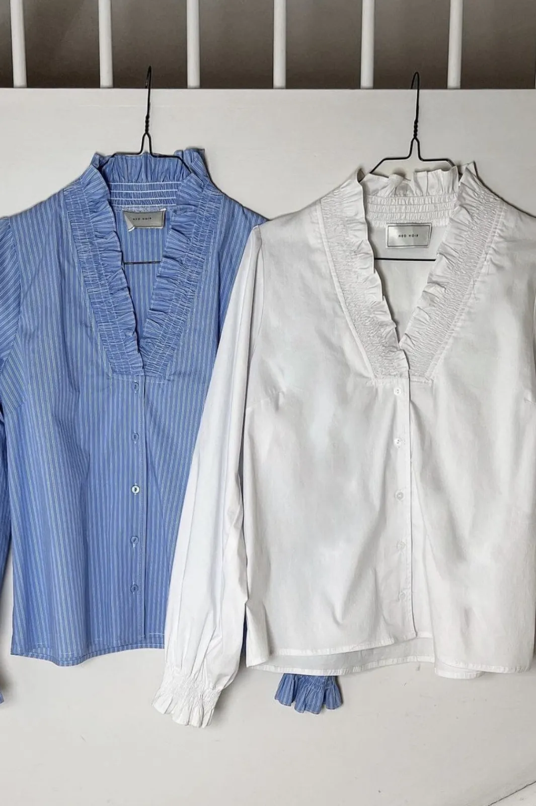 New Neo Noir Brielle Solid Shirt White