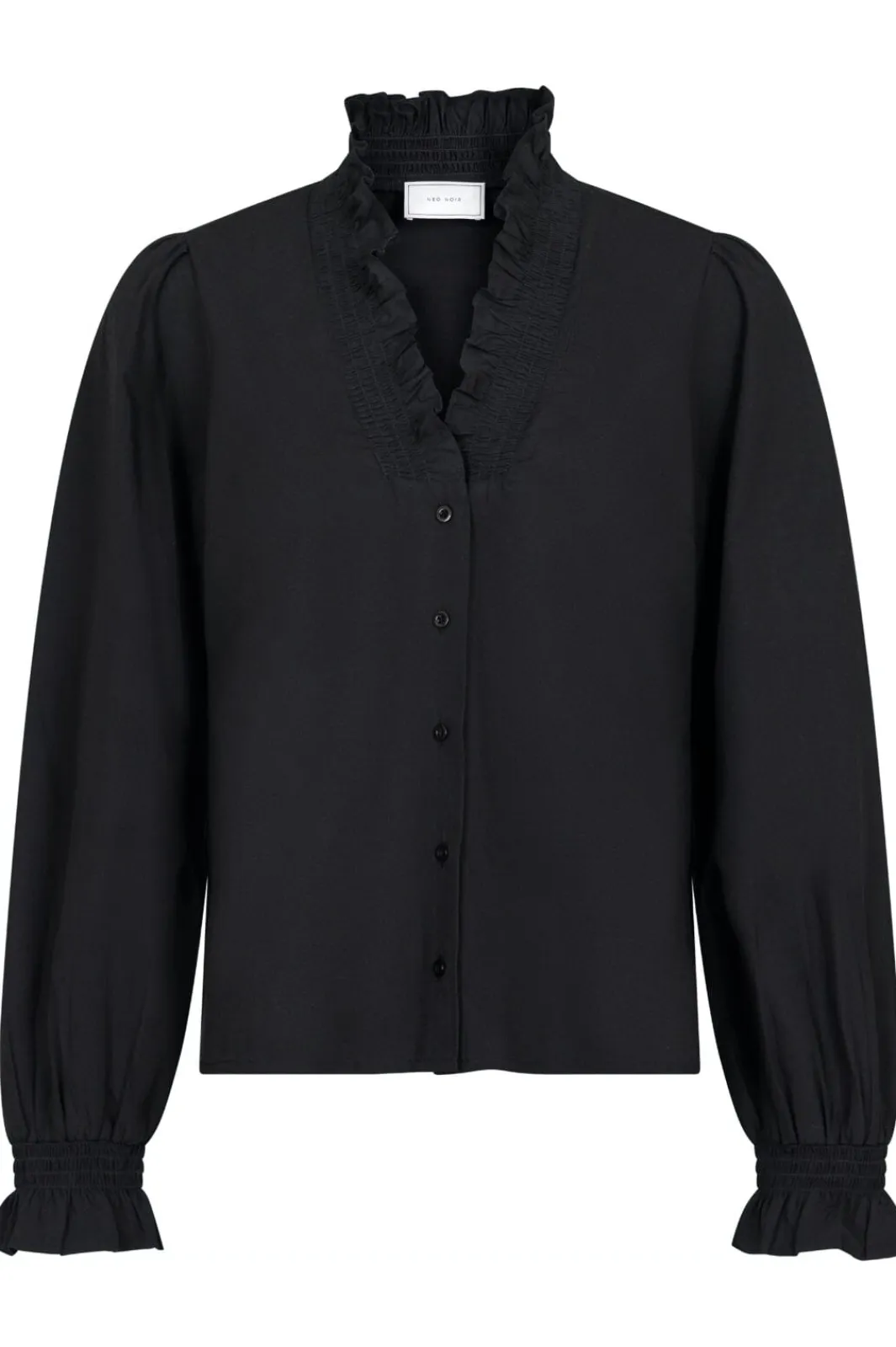 Online Neo Noir Brielle Solid Shirt Black
