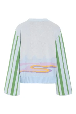 Hot Hunkøn Bubbles Blouse 26002 Blue Sea