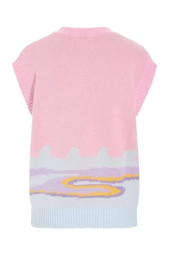 New Hunkøn Bubbles Vest 26001 Pink Sea