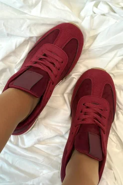 Discount Bloom Buttercup Sneakers Burgundy