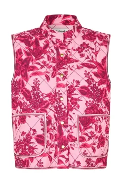 Hot Lollys Laundry Cairoll Quilted Vest26117-1011 51 Pink