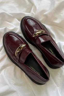 New Bloom Calla Loafer Burgundy