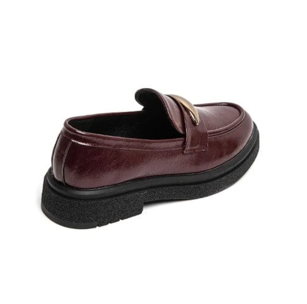 New Bloom Calla Loafer Burgundy