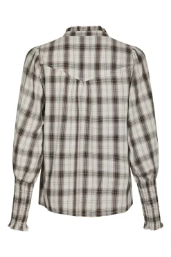 Online Neo Noir Camisa Big Check Blouse 166886 121