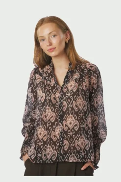 Discount Neo Noir Camisa Print Blouse 167189 100