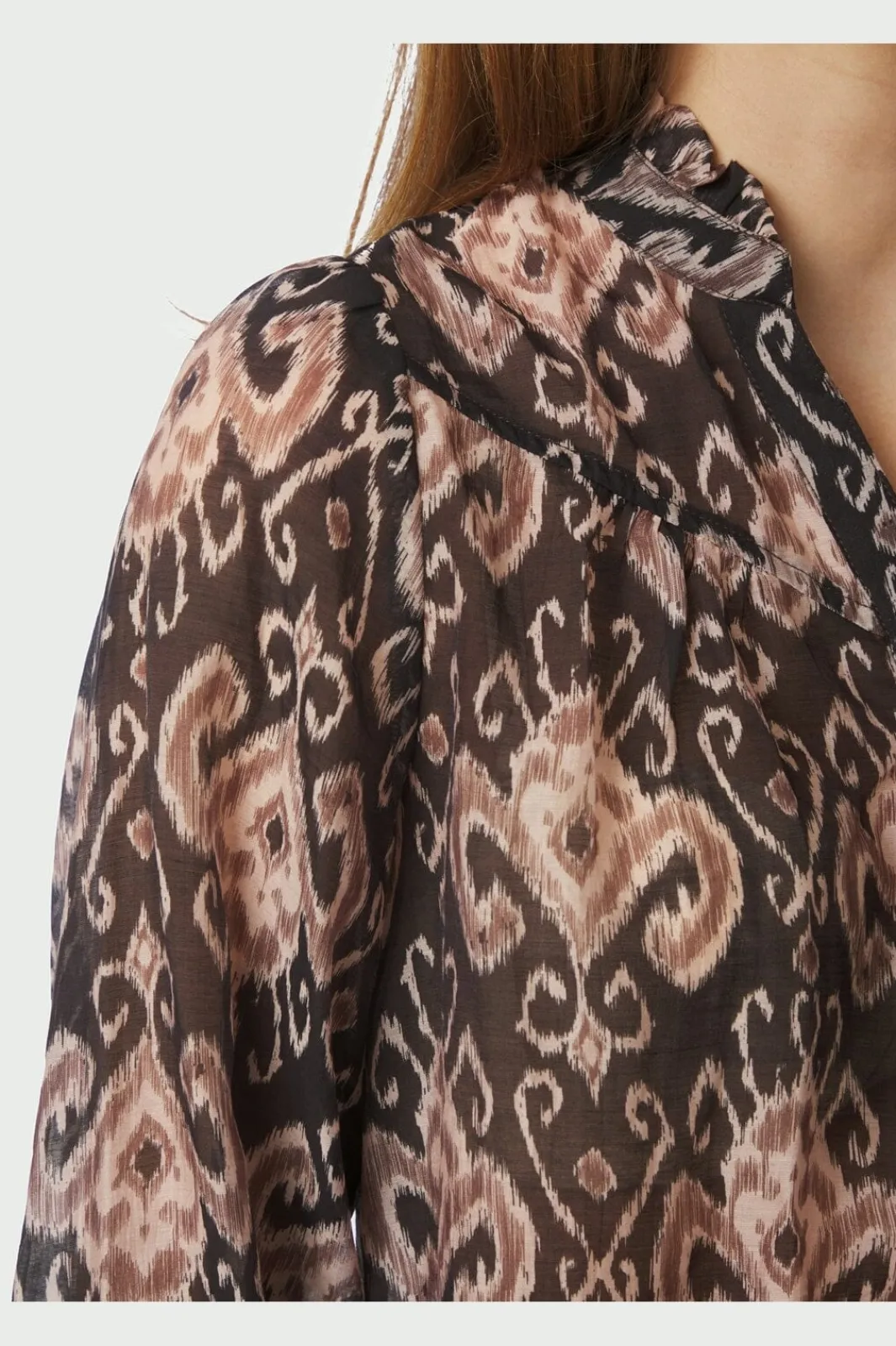 Discount Neo Noir Camisa Print Blouse 167189 100