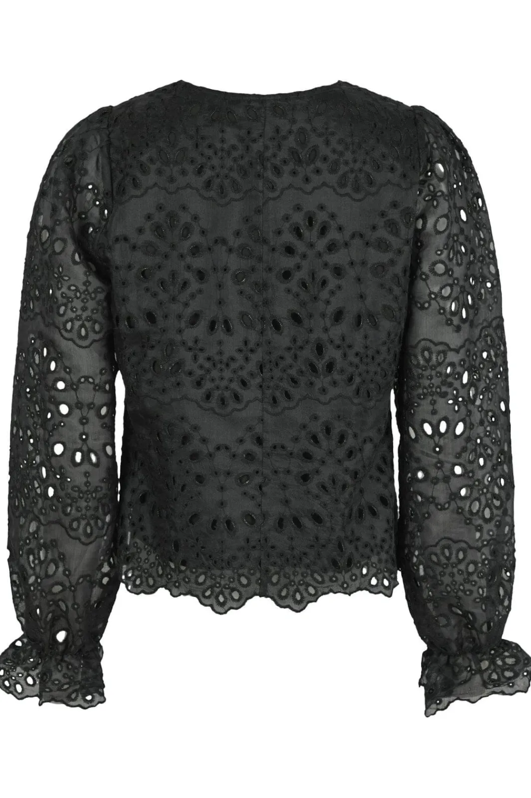 Outlet Neo Noir Candice Embroidery Blouse 163848 Black