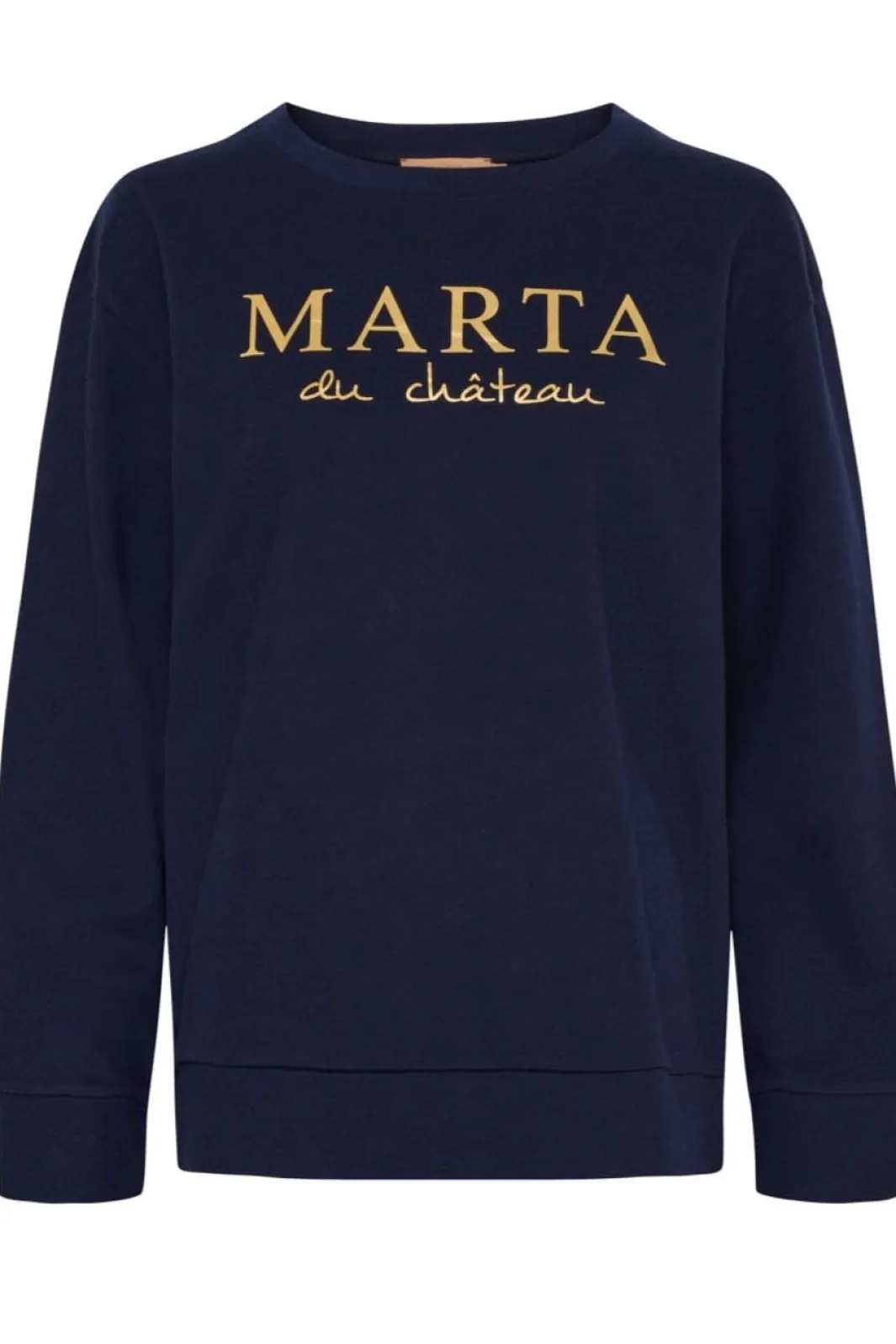 New Marta Du Chateau Cannemette Sweat J-639 Navy